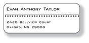 Inkwell Address Labels - Small Squares (A-27)