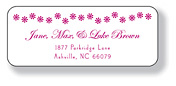 Inkwell Address Labels - Daisies Line (A-29)