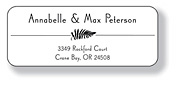 Inkwell Address Labels - Fern (A-40)