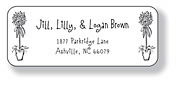 Inkwell Address Labels - Toiaries (A-41)