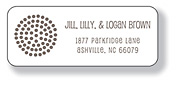 Inkwell Address Labels - Dot Dial (A-43)