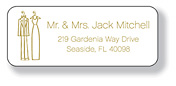 Inkwell Address Labels - Wedding Attire (A-53)