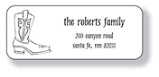 Inkwell Address Labels - Boot (A-58)