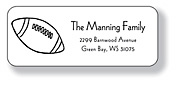 Inkwell Address Labels - Football (A-60)
