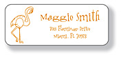 Inkwell Address Labels - Flamingo (A-66)