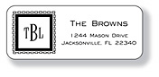 Inkwell Address Labels - Chain Frame (A-7)