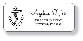 Inkwell Address Labels - Anchor (A-71)