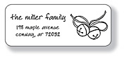 Inkwell Address Labels - Bells (A-76)