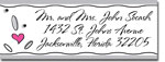 Chatsworth Just Exquisite - Address Labels (Slim Bride and Groom) (DS-27)