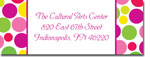Chatsworth Just Exquisite - Address Labels (Poppy Wide Stripes) (DS-53)