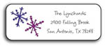 Kelly Hughes Designs - Address Labels (Snowflake - Holiday) (a139)
