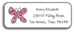 Kelly Hughes Designs - Address Labels (Flutter Butterfly) (a327)