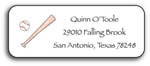 Kelly Hughes Designs - Address Labels (Baseball Buff) (a342)