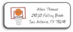 Kelly Hughes Designs - Address Labels (Basketball Star) (a348)