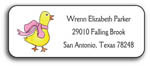 Kelly Hughes Designs - Address Labels (Ducks In Pink) (a351)