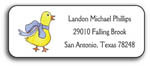 Kelly Hughes Designs - Address Labels (Ducks In Blue) (a352)