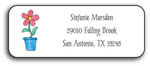 Kelly Hughes Designs - Address Labels (Blooming Red) (a532)