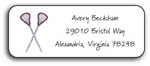 Kelly Hughes Designs - Address Labels (Lacrosse) (a566)