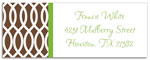 Kelly Hughes Designs - Address Labels (Garden Gate Brown) (a942)