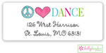 Address Labels by Kelly Hughes Designs (Peace Love Dance)
