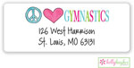 Address Labels by Kelly Hughes Designs (Peace Love Gymnastics)