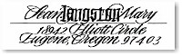 Everyday Hand-Lettered Calligraphy Address Labels (#4)
