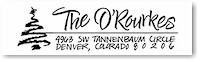 Holiday Hand-Lettered Calligraphy Address Labels (4H)
