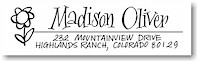 Whimsy Hand-Lettered Calligraphy Address Labels (#5W)