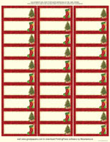Masterpiece Studios - Lacy Tree Holiday Address Labels (Holiday) (20102938)