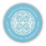 Mayberry Design - Address Labels/Gift Stickers (Paisley Light Blue) (1025-2cs)