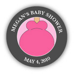 Mayberry Design - Address Labels/Gift Stickers (Baby Bump Pink) (1066-2cs)