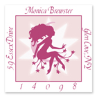 Name Doodles - Square Address Labels (Fairy Moon) (GSWP-S12)