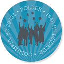 Noteworthy Collections - Address Labels (3 Square Grad Storm) (Q-1056)
