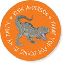 Noteworthy Collections - Address Labels (3 Square Dinosaur) (Q-960)