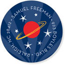 Noteworthy Collections - Address Labels (3 Square Outer Space) (Q-963)