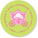 Noteworthy Collections - Address Labels (3 Square Princess) (Q-965)