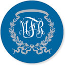 Noteworthy Collections - Address Labels (Acanthus Horizontal - Blue) (QG-378)