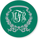 Noteworthy Collections - Address Labels (Acanthus Horizontal - Green) (QG-381)