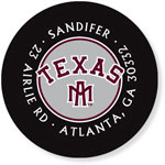 Noteworthy Collections College Address Labels - Black & Gray (Texas A&M University) (CQ-TAM12)