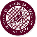 Noteworthy Collections College Address Labels - Aggies Gingham Maroon (Texas A&M University) (CQ-TAM28)