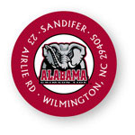 Noteworthy Collections College Address Labels - Athletic Crimson Label (University of Alabama) (CQ-ALA01)