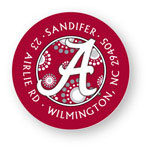 Noteworthy Collections College Address Labels - Circle Burst Label (University of Alabama) (CQ-ALA05)