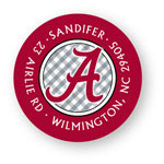 Noteworthy Collections College Address Labels - Gingham Label (University of Alabama) (CQ-ALA06)