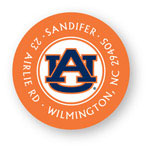 Noteworthy Collections College Address Labels - AU Orange Label (Auburn University) (CQ-AUB02)
