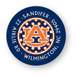 Noteworthy Collections College Address Labels - AU Polka Dot Label (Auburn University) (CQ-AUB03)
