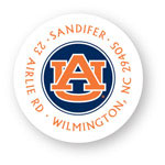 Noteworthy Collections College Address Labels - AU White Label (Auburn University) (CQ-AUB08)