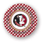 Noteworthy Collections College Address Labels - Gingham Label (Florida State University) (CQ-FSU06)