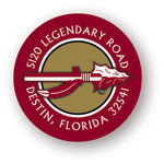 Noteworthy Collections College Address Labels - FSU Spear Label (Florida State University) (CQ-FSU09)