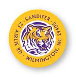 Noteworthy Collections College Address Labels - Tiger Gold Label (Louisiana State University) (CQ-LSU01)