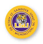 Noteworthy Collections College Address Labels - LSU Tiger Gold Label (Louisiana State University) (CQ-LSU07)